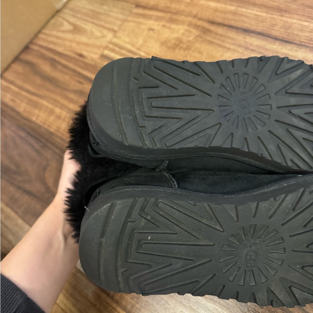 Ugg Black Suede Ankle Boots - Picture 7 of 7